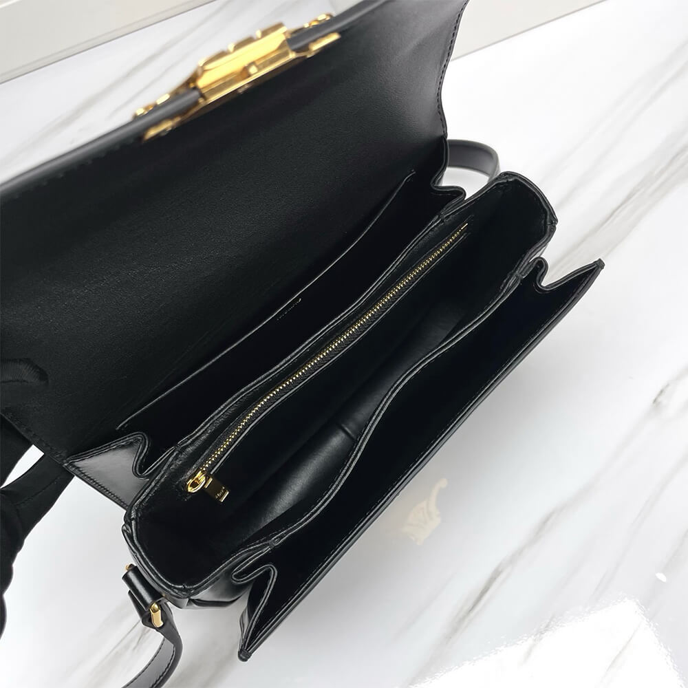 CELINE CLASSIQUE TRIOMPHE BAG IN SHINY CALFSKIN(high-end grade)