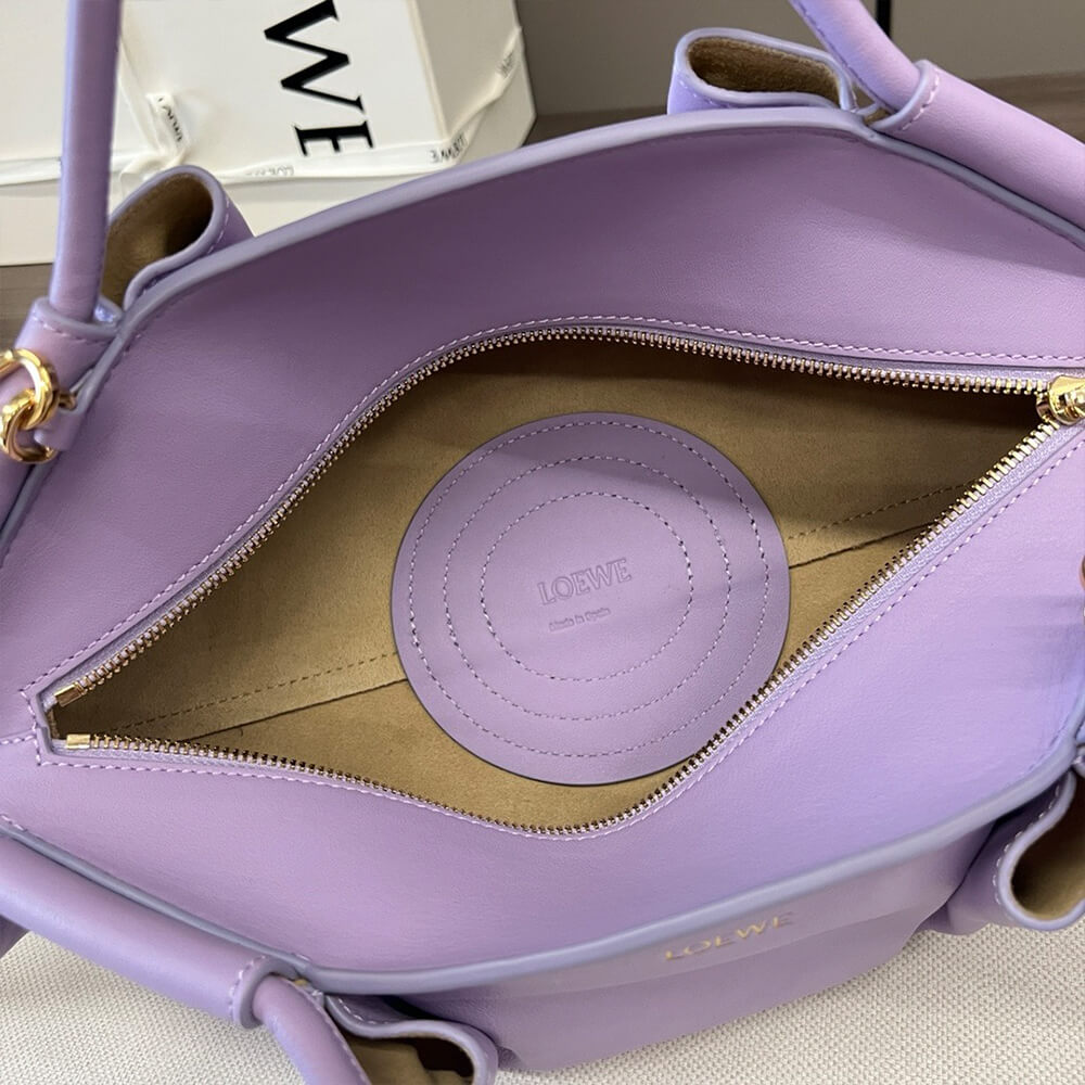 Loewe Small Paseo bag in shiny nappa calfskin(high-end grade)