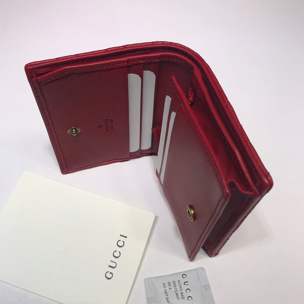GG Marmont card case wallet