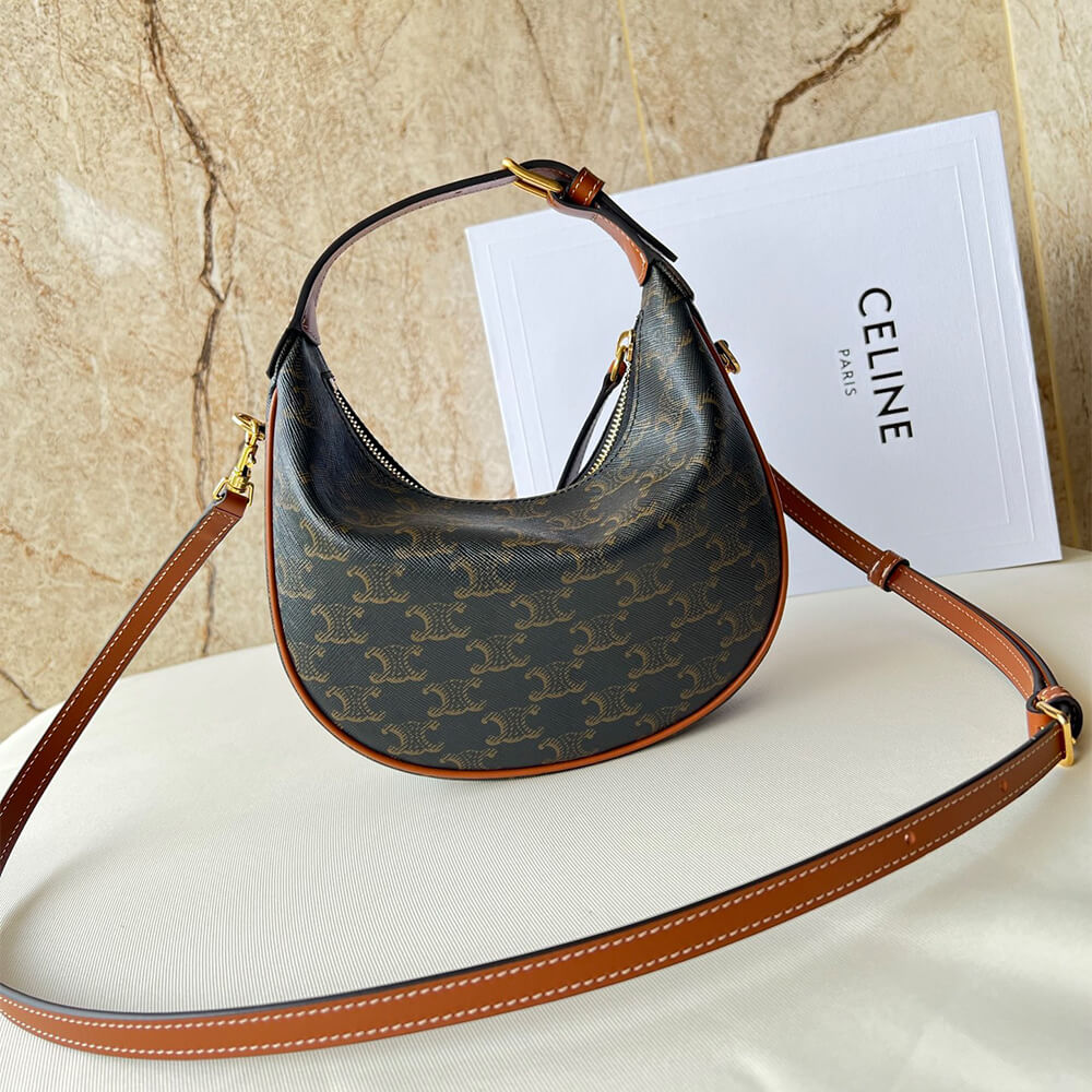 Teen Celine Lulu IN TRIOMPHE CANVAS AND CALFSKIN