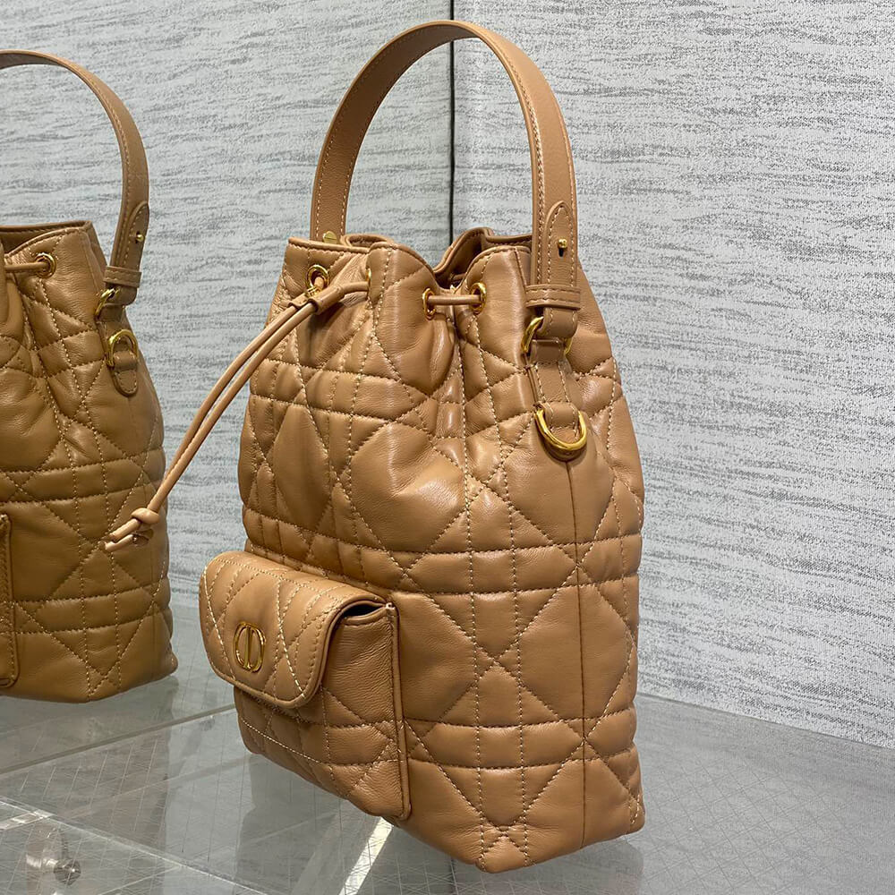 Small Dior Caro Bucket Bag(HIGH-END GRADE)
