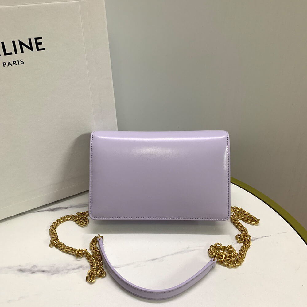WALLET ON CHAIN MARGO in Shiny calfskin(HIGH-END GRADE)