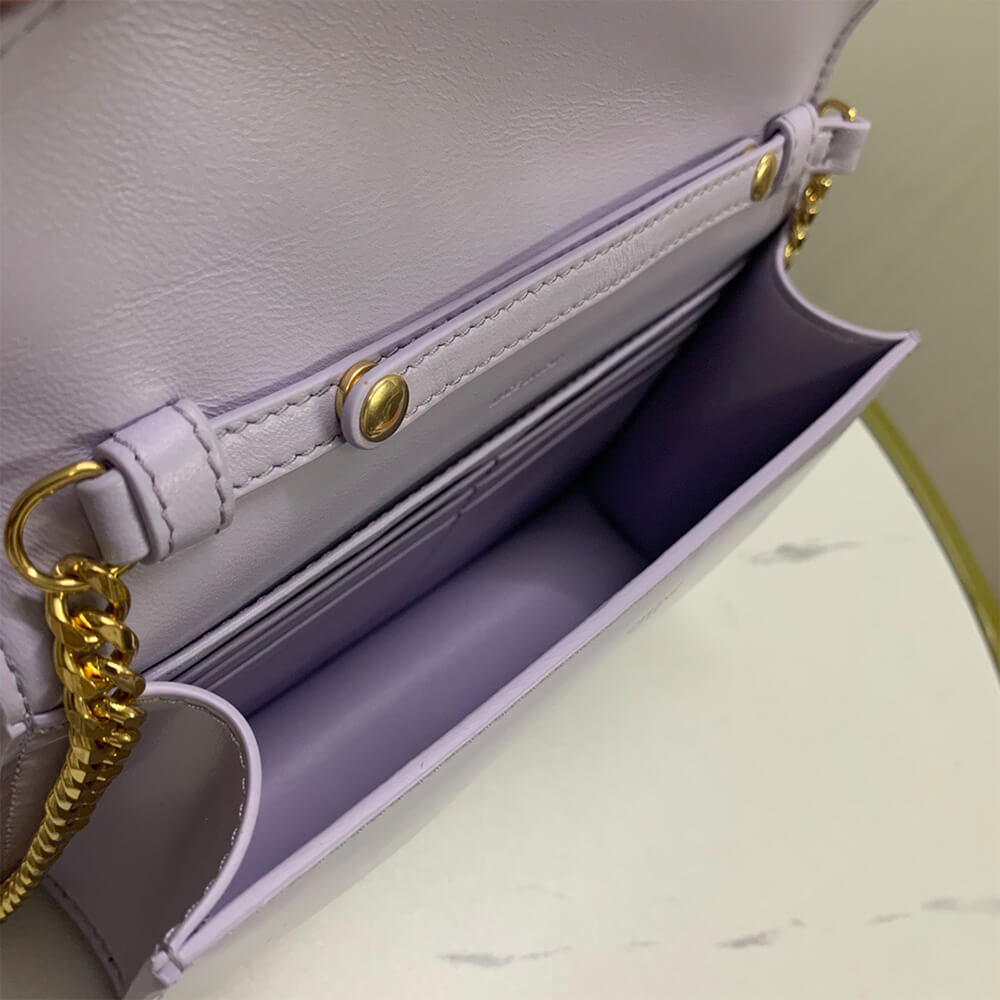 WALLET ON CHAIN MARGO in Shiny calfskin(HIGH-END GRADE)